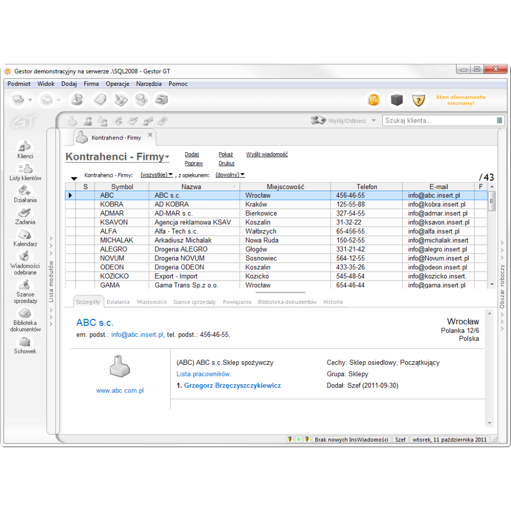Gestor GT – Profesjonalny System CRM do zarządzania relacjami z klientami