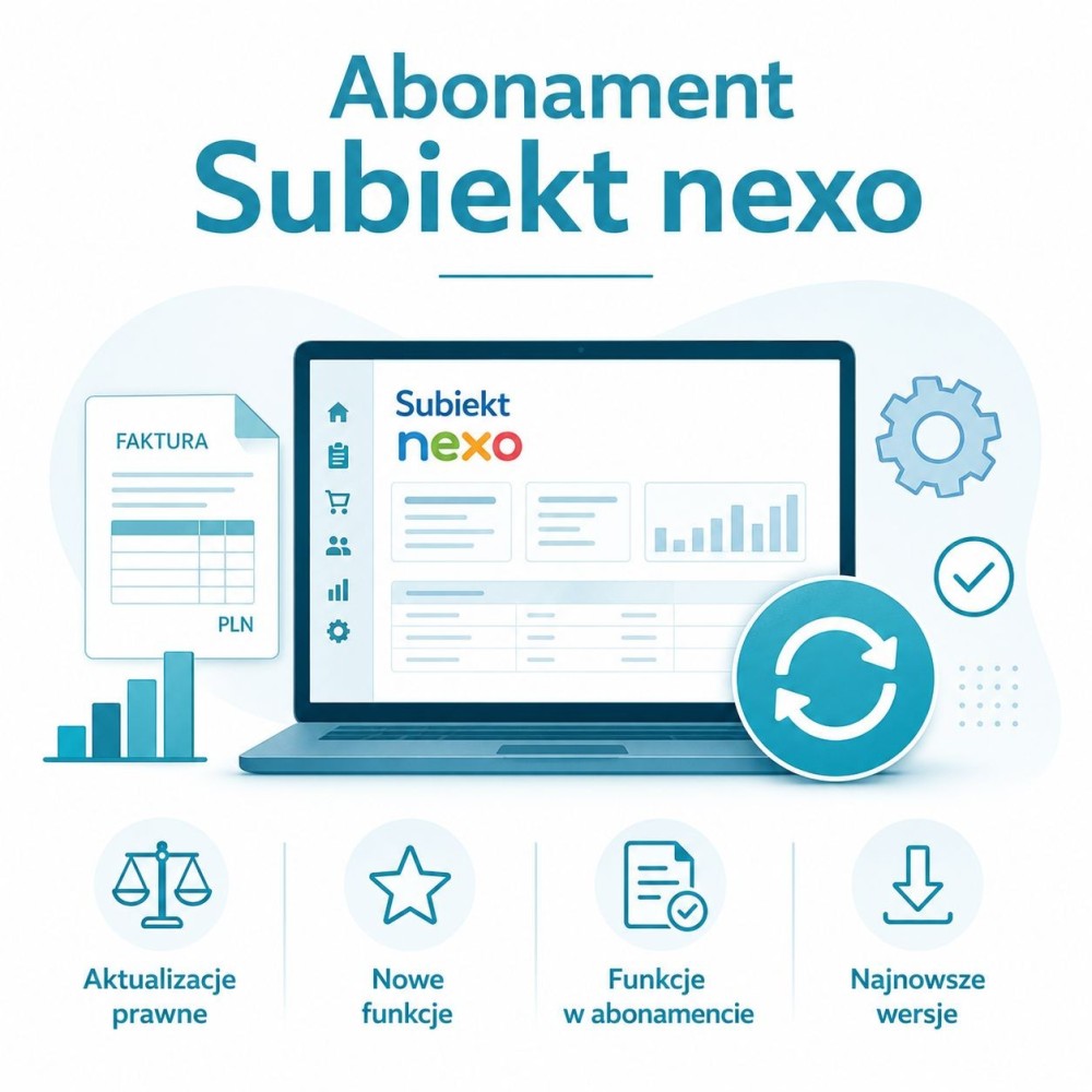 Abonament Subiekt nexo – 1 rok do 3 stanowisk | Fiskasa.pl