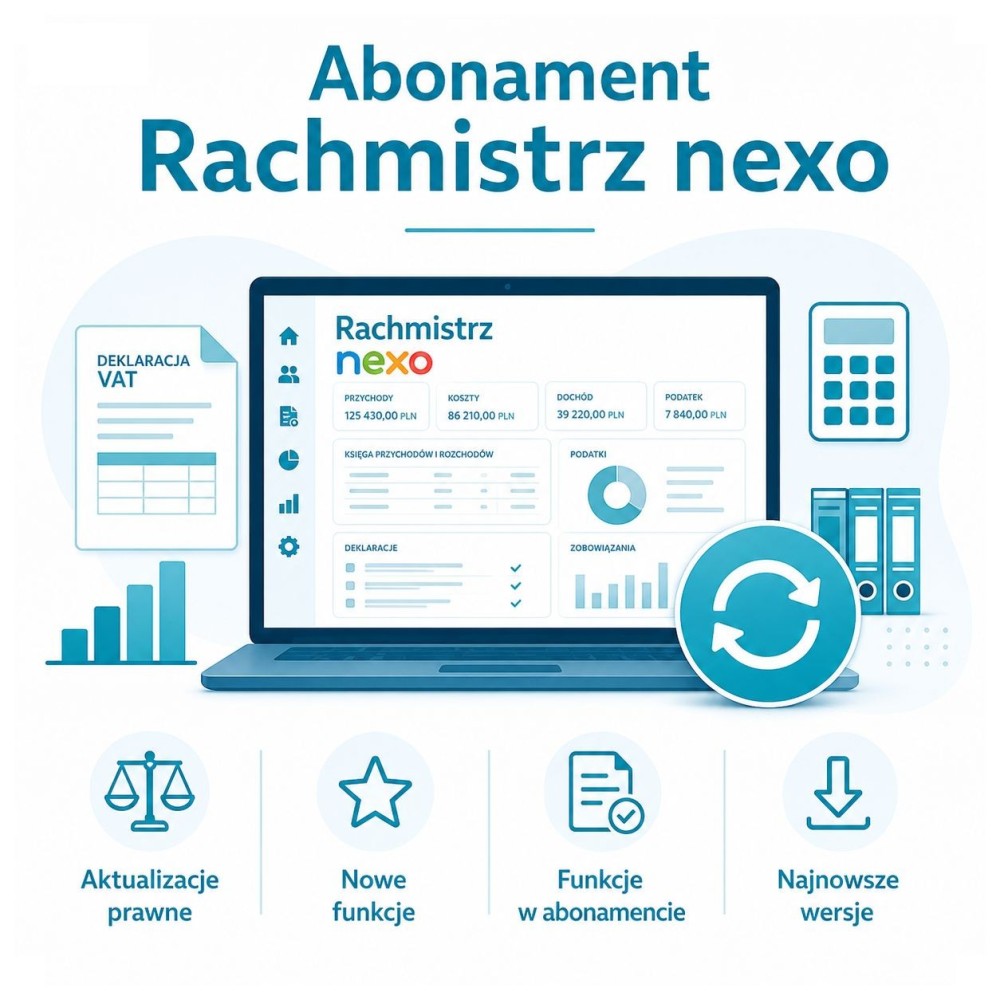 Abonament Rachmistrz nexo – 1 rok do 3 stanowisk | Fiskasa.pl