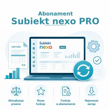 Abonament Subiekt nexo PRO – 1 rok do 3 stanowisk | Fiskasa.pl