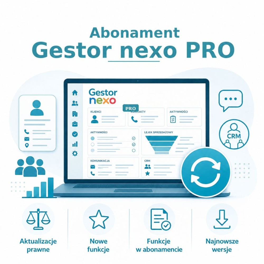 Abonament Gestor nexo PRO – kolejne stanowisko | Fiskasa.pl