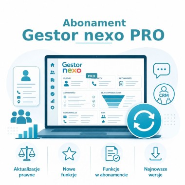 Abonament Gestor nexo PRO – kolejne stanowisko | Fiskasa.pl