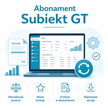 Abonament Subiekt GT – 1 rok do 3 stanowisk | Fiskasa.pl