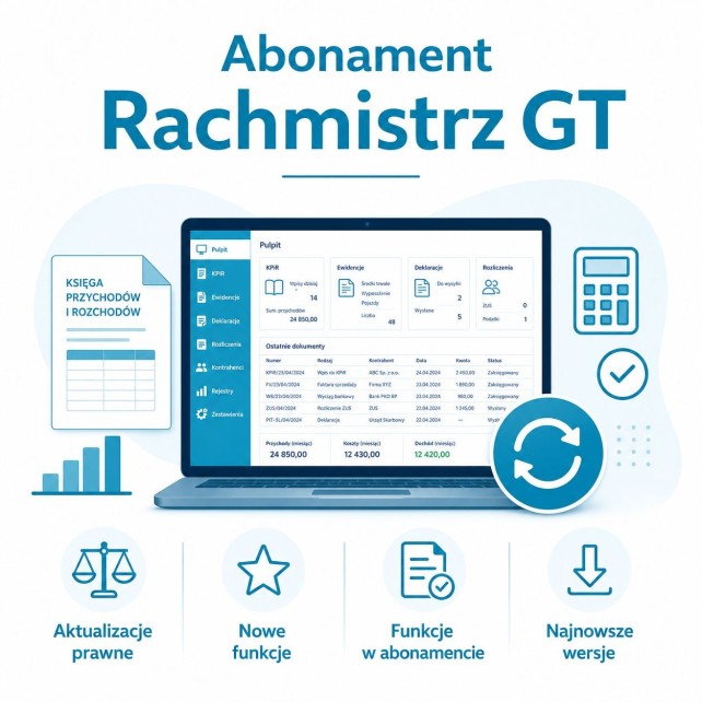 Abonament Rachmistrz GT – 1 rok | Fiskasa.pl