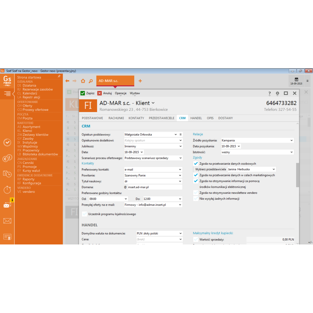 📌 Gestor nexo – Nowoczesny system CRM dla firm | fiskasa.pl