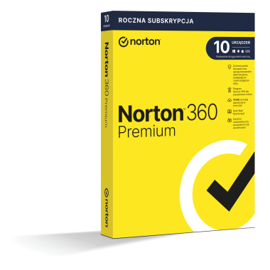 Norton 360 Premium – Kompleksowa ochrona dla rodziny i firmy 🏆